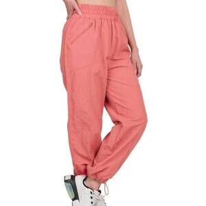 NEW STYLE UP women's parachute jogger pants in pink